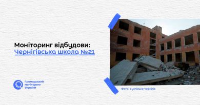 Моніторинг відбудови: Чернігівський заклад загальної середньої освіти №21