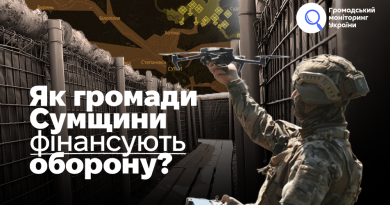 Як громади Сумщини фінансують оборону?