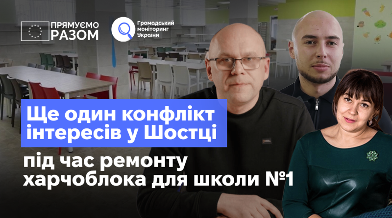Ще один конфлікт інтересів у Шостці під час ремонту харчоблока для школи №1